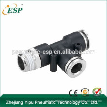zhejiang ESP pneumatic male run tee plastic air hose fittings types